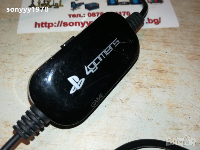 4 GAMERS SONY PLAYSTATION HEADPHONES 0410212058, снимка 3 - Аксесоари - 34350308