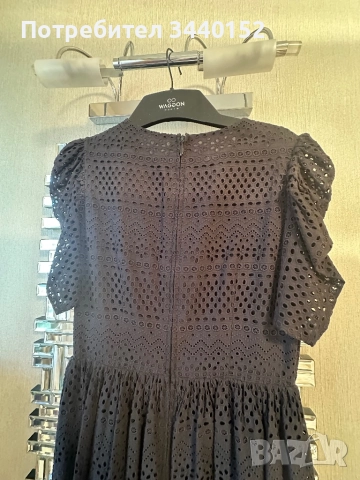 Рокля, черна дантела, снимка 3 - Рокли - 51633031