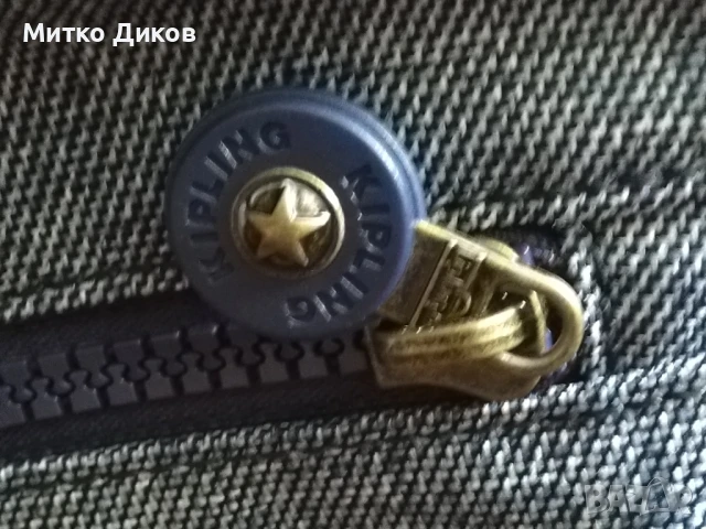 KIPLING SCHOOL BAG UPGRADE CRAFT NAVY C 46х30х21см маркова раница става лаптопс маймунка , снимка 3 - Раници - 50576340