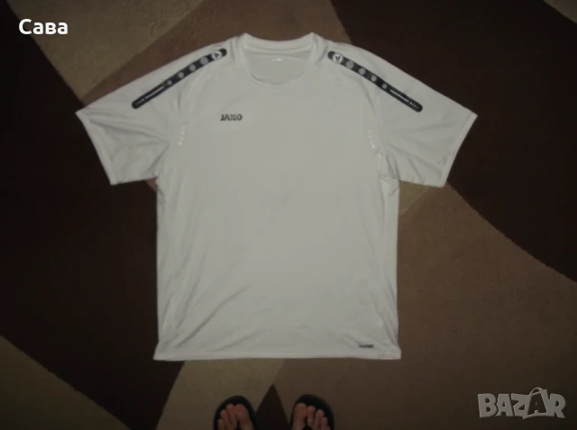 Тениски и шорти JAKO  мъжки,ХЛ-3ХЛ /черна,бяла,тъмносиня/, снимка 7 - Тениски - 51132905