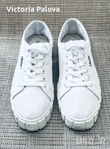 Красиви бели гуменки YOUNG SPIRIT LONDON, снимка 3 - Кецове - 49916035