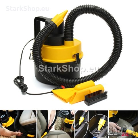 Прахосмукачка за кола с накрайници 12V