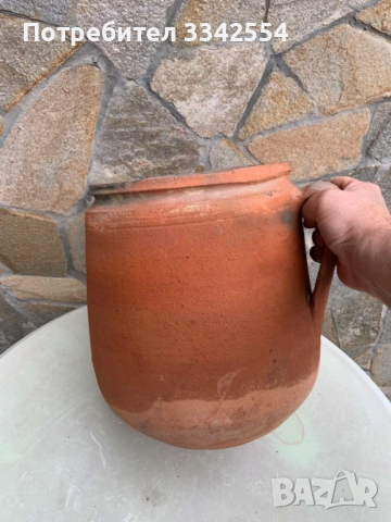 ДЕЛВА СТАРИННА КЕРАМИКА ГЛЕЧ ЗА ИНТЕРИОР ИЛИ ЗА ПОЛЗВАНЕ, снимка 5 - Други ценни предмети - 51500375