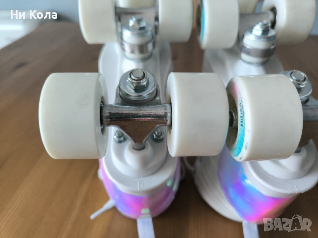 Детски Кънки Декатлон 35 QUAD 100, снимка 4 - Ролери, кънки - 51748773