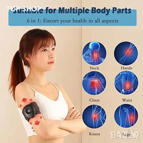 Нов Мини мускулен масажор/Облекчава болката/ръце шия рамене колене крака, снимка 9 - Масажори - 49239185