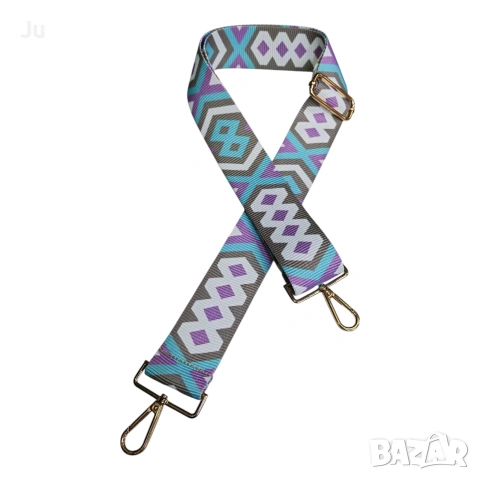 Цветна дръжка за чанта, текстилна , снимка 3 - Чанти - 33263278