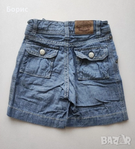 GAP baby - 18-24м - 92см - Дънкови Бермуди / Къси Панталони, снимка 2 - Панталони и долнища за бебе - 53478535