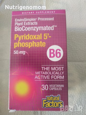 Natural Factors vitamin B6 Pyridoxal 5 phosphate, снимка 1 - Хранителни добавки - 34543800