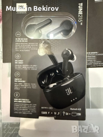 JBLTune 215 TWS, снимка 2 - Безжични слушалки - 52956384