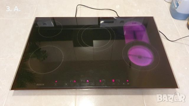 Керамичен плот Bosch PKC865E, снимка 12 - Печки, фурни - 53305333