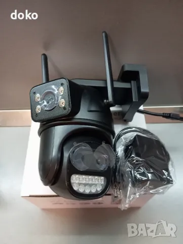 Wifi камера с три обектива и ZOOM, снимка 3 - IP камери - 49866665