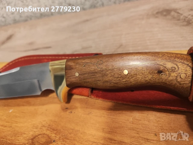 Нож ръчна изработка на Майстор П.Неделев Нов, снимка 3 - Ножове - 50885874