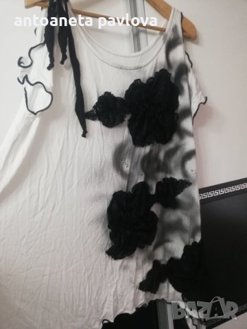 Туника с цветя от дантела , снимка 5 - Туники - 38931655