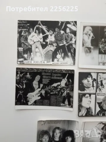 ЛОТ стари картички на метъл групи (лот 5), снимка 5 - Колекции - 49879933