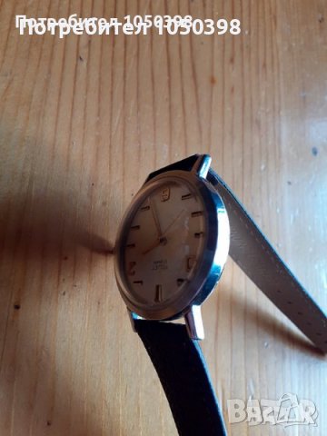  Стоманен голям POLJOT Lux 17jewels Watch- USSR механичен. Като Нов от колекция., снимка 4 - Мъжки - 39709421
