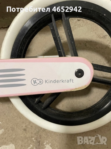 Детско баланс колело Kinderkrafts розово, снимка 2 - Велосипеди - 52434859