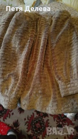 Продавам еко палто дълго размер М - Л, снимка 3 - Палта, манта - 34409514