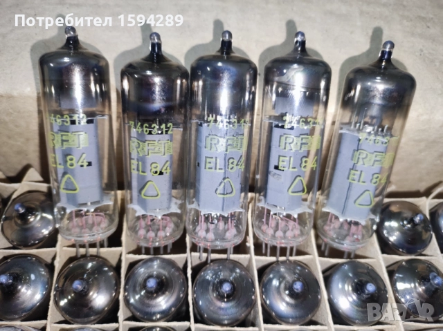 Нови радио лампи EL84 RFT и Tesla, снимка 3 - Друга електроника - 52585545