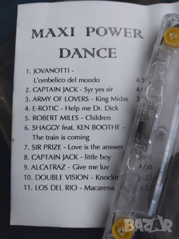 Maxi power dance - аудио касета денс музика, снимка 2 - Аудио касети - 52425954
