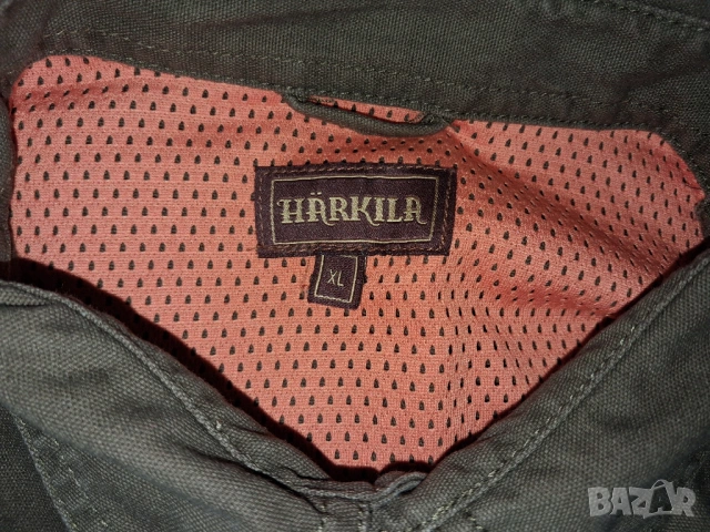 2 броя - Harkila Vestmar Hybrid и Harkila PH Range (XL) мъжки хибриден полар и риза, снимка 11 - Екипировка - 53622389