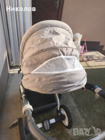 Комбинирана количка 3в1 LORELLI Premium POLAND MIA AIR LIGHT&DARK GREY, снимка 6 - Детски колички - 53105122