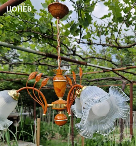 Абажур тройка, снимка 5 - Лампи за таван - 41388223