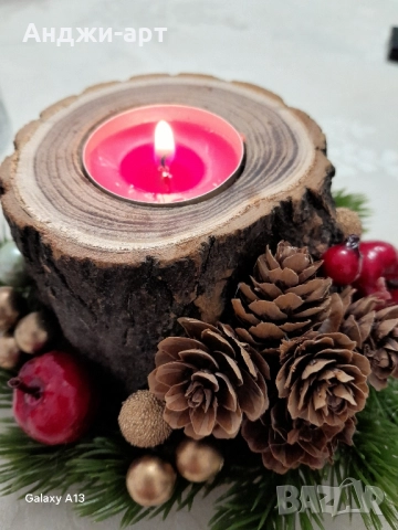 Коледни декорации ръчно изработени , снимка 2 - Декорация за дома - 52004746