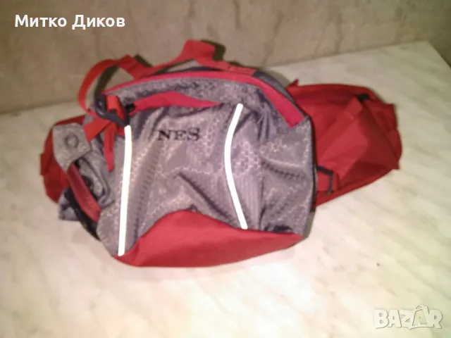 Чанта за кръста промазан плат нова маркова на НЕС 42см и 17х19см