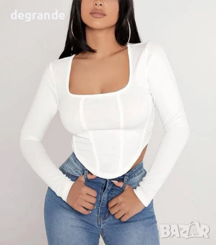 Дамски блузи с дълъг ръкав  , снимка 2 - Блузи с дълъг ръкав и пуловери - 51408413