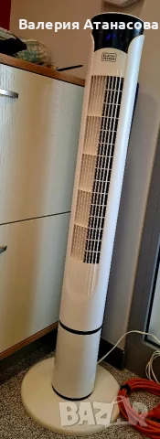 Вентилатор BLACK+DECKER с дистанционно управление.