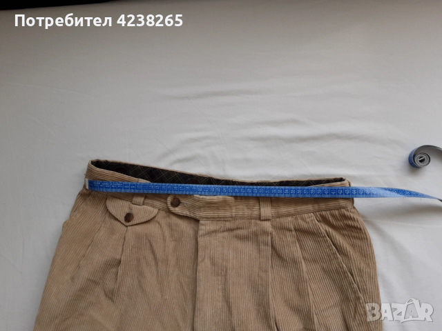Панталон Brax спортно-елегантен джинсов, нов, светло бежов, снимка 8 - Панталони - 53619532