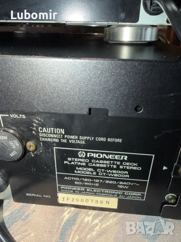 PIONEER CT-W650R и CT-W600R, снимка 8 - Декове - 53745856