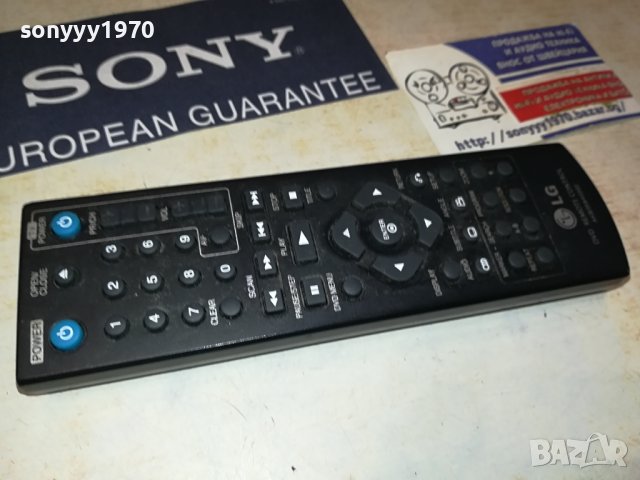 LG DVD REMOTE CONTROL 2606231804