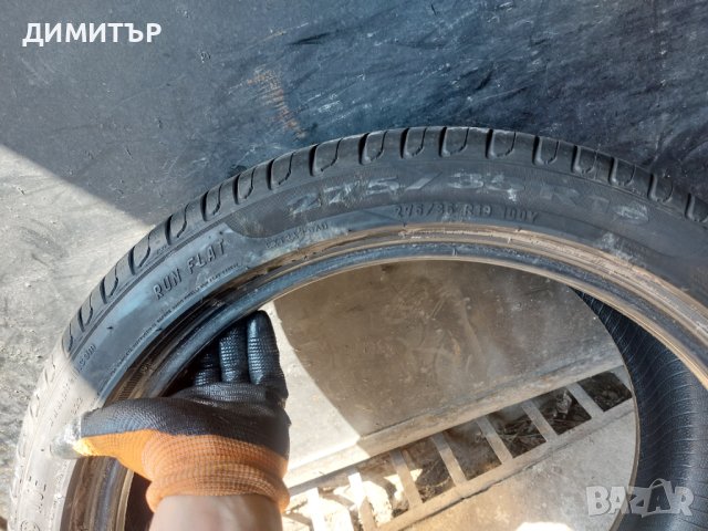 2бр.летни PIRELLI RSC 275/35/19 Run Flat 100y dot 5020, снимка 8 - Гуми и джанти - 41801511