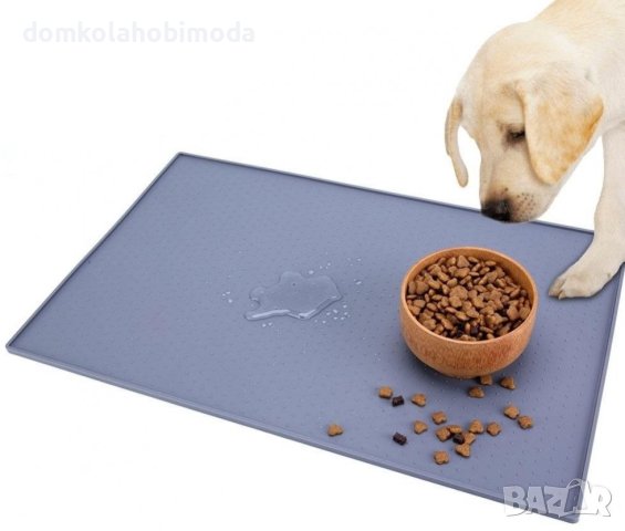  Силиконова Подложка за хранене на домашни любимци, 60х40 сантиметра , снимка 6 - Други стоки за животни - 40384364