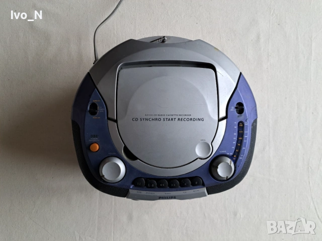 CD радиокасетофон Philips AZ 1110., снимка 7 - Радиокасетофони, транзистори - 53468300