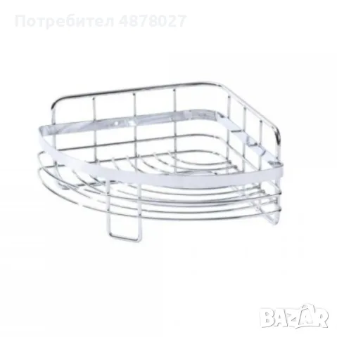 Етажерка за баня Rosberg R53001A2, 2нива/3нива ъгъл, 21x21x39см., снимка 2 - Етажерки - 55780428