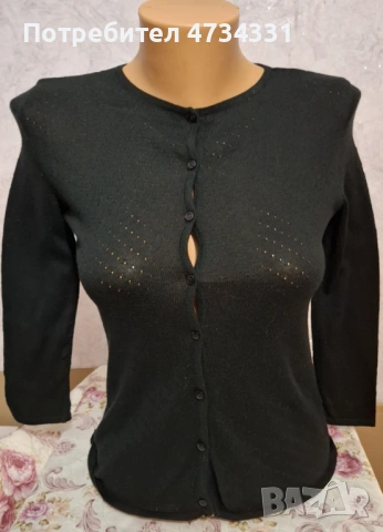 MACHKA Черна Жилетка, снимка 3 - Жилетки - 53585204