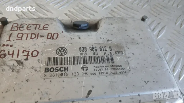 Компютър VW Beetle 1.9 TDI 2000 038906012Q 0281010133 Volkswagen Beetle(9C)(1997-2005), снимка 2 - Части - 56048383