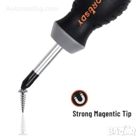 Комплект отвертки Automat, Със стойка, 21бр, снимка 3 - Аксесоари и консумативи - 41845588