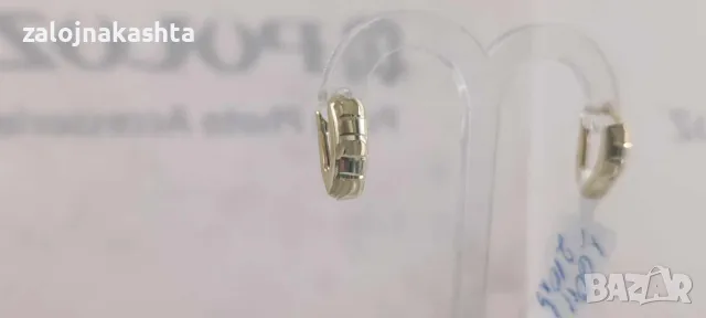 Нови Златни обеци-1,60гр/14кр, снимка 2 - Обеци - 47450602