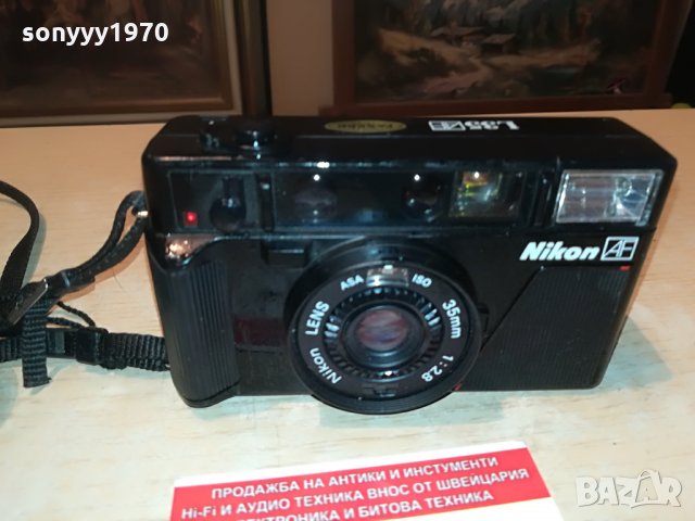 ПОРЪЧАН-nikon l35af-ретро фото внос франция 2608211956, снимка 2 - Фотоапарати - 33933819