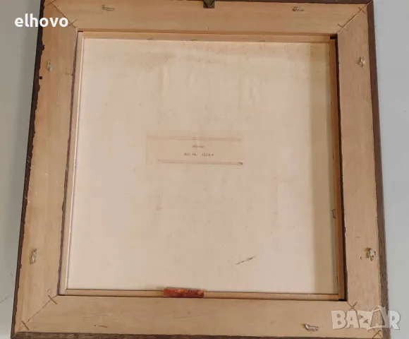 Картина принт в дървена рамка, зима#5, снимка 3 - Антикварни и старинни предмети - 48890496