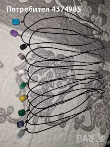 Дамски колиета с висулки , снимка 1