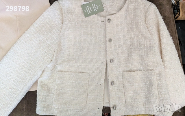 Бяло Дамско сако 