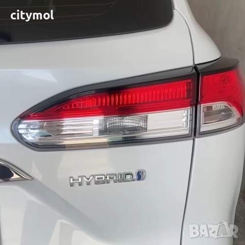 Голяма метална емблема HYBRID за автомобили, снимка 2 - Аксесоари и консумативи - 53739991