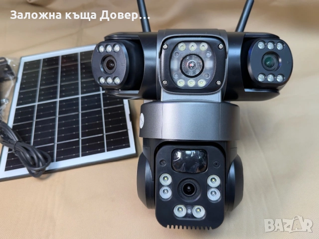 4G Соларна четворна 2026 последен модел Камера LYLU  4x 12 mpx Сим карта безжична kamera sim 