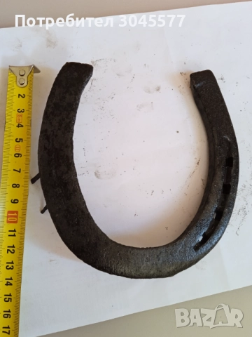 Подкова кована, антик, 13х11 см Подкови различни, снимка 3 - Антикварни и старинни предмети - 42720845