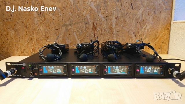 Beyerdynamic Opus 800MF 4x hand transmitter 4x Bodypack Transmitter 4x MU-53 пълен безжичен комплект, снимка 14 - Микрофони - 36074321