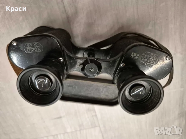 Бинокъл Leitz Wetzlar BIDOX 6x30 Немска оптика. С дилърска маркировка, снимка 3 - Други ценни предмети - 52565615